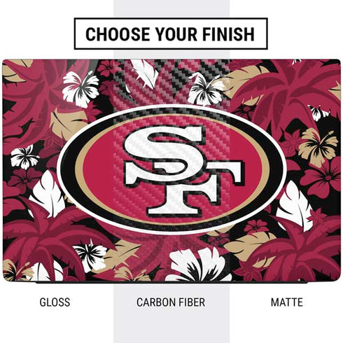 NFL San Francisco 49ers Tropical Print Dell Vostro Skin